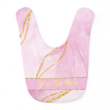 Elegant Pink and Gold Marble design Custom Text