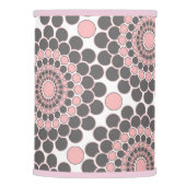 Elegant Pink and Gray Lamp Shade (Right)