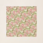 Elegant Pink and Green Spring Floral Paisley Scarf<br><div class="desc">This trendy color combination will freshen up your outfit instantly.</div>
