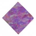 Elegant Pink And Purple Marble Pattern  Bandana
