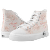 rose gold high top sneakers