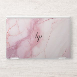 Elegant pink and Water Marble HP Laptop Skin