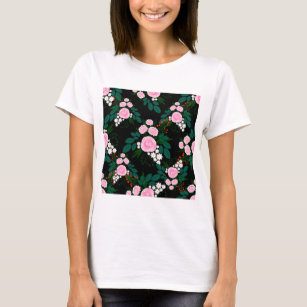 Watercolor flowers. Handmade .Sublimation t-shirt design