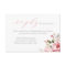 Elegant Pink Baby Girl Baby Shower Meal Selection