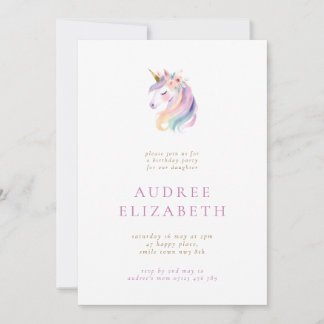 Elegant Pink Ballerina Shoes Girls Birthday Party Invitation