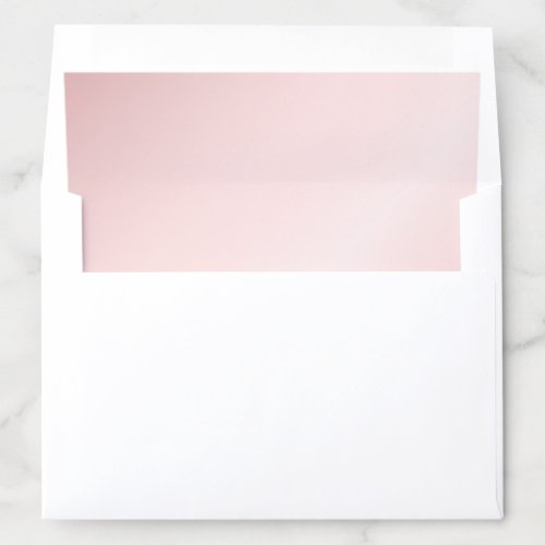 Elegant Pink Blush Envelope Liner
