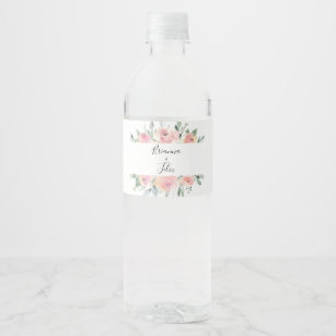 Simple Stripe Photo Water Bottle Label for weddings and receptions -  WBWA269photo – Candy Wrapper Store