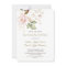Elegant Pink Blush Gold Flowers Rehearsal Dinner