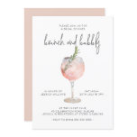 Elegant Pink Brunch & Bubbly Bridal Shower Invitation Elegant Pink Brunch & Bubbly Bridal Shower Invitation