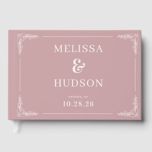 Elegant Pink Calligraphy With Floral