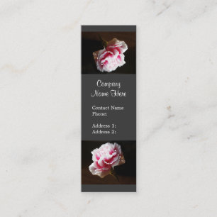 Elegant Pink Carnation Flower  Business Cards