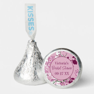 Elegant Pink Cherry Blossoms Bridal Shower Hershey®'s Kisses®