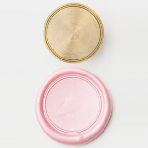 Elegant Pink Christian Religious Cross White Wax Seal Stamp