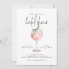 Elegant Pink Cocktail Bubbly Brunch Bridal Shower 