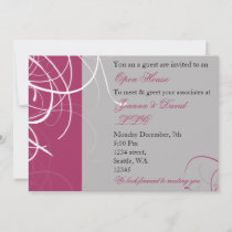elegant pink Corporate party Invitation
