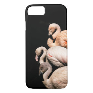 Elegant pink flamingo iPhone 8/7 case