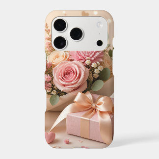 Elegant Pink Floral Bouquet Gift Phone Case