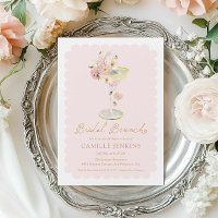 Elegant Pink Floral Bridal Brunch