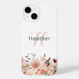 Elegant Pink Floral iPhone / iPad case