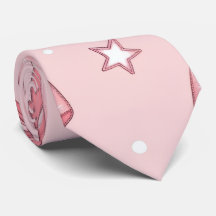 Elegant Pink Floral Neck Tie for Wedding & Party