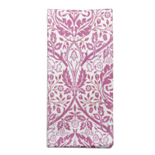 Elegant Pink Floral Pattern Cloth Napkin