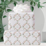 Elegant Pink Floral Sage Typography Custom Wedding Wrapping Paper<br><div class="desc">Lovely pink and ivory floral wrapping paper with a beautiful diamond wreath of pretty blush and ivory peonies. This beautiful peony flower wedding gift wrap features the couple's names personalized in the design with sage green typography. Customize this cute wrapping paper for your friends on their special day or use...</div>