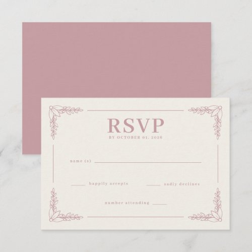 Elegant Pink Floral Template