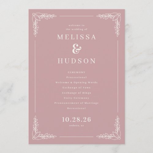 Elegant Pink Floral Template