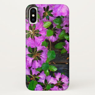 Elegant pink florals pink azaleas pink flowers iPhone x case