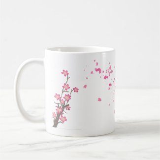 Elegant Pink Flowers Classic Mug