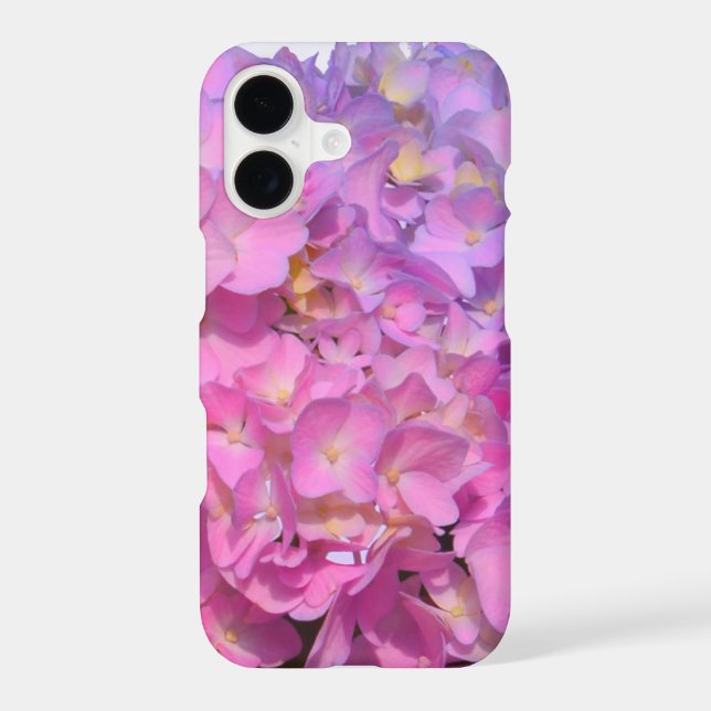 Elegant pink flowers pink hydraeas Case-Mate iPhone case (Back)