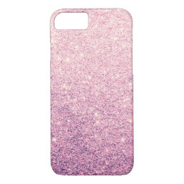 Elegant Pink Glitter Luxury iPhone 7 Case