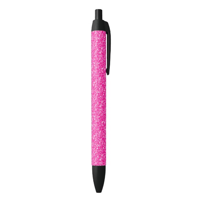 Elegant Pink Glitter Pen (Bottom (Vertical))