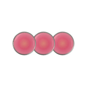 Elegant Pink Glow Golf Ball Marker
