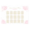 Elegant Pink Gold Floral Peony Wedding Seating