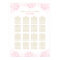 Elegant Pink Gold Floral Peony Wedding Seating