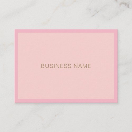 Elegant Pink Gold Hand Script Text Modern Template Business Card