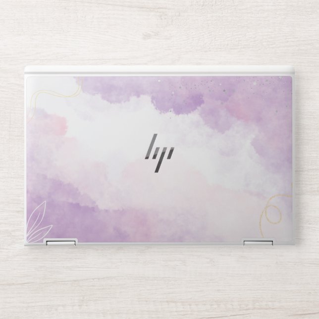Elegant Pink & Gold soft background  HP Laptop Skin (Front)