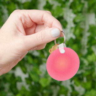 Elegant Pink Gradient Keychain