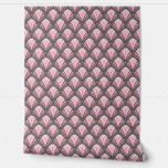 Elegant Pink Gray Art Deco Vintage Pattern Wallpaper<br><div class="desc">Elegant Pink Gray Art Deco Vintage Pattern Wallpaper features a chic elegant art deco pattern in pink and gray. Perfect for home decor, office decor, event decor and party decor. Created by Evco Studio www.zazzle.com/store/evcostudio</div>