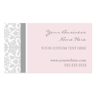 Pink And Gray Business Cards & Templates | Zazzle