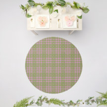 Elegant Pink Green Abstract