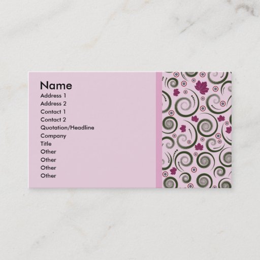 Customizable Elegant BusinessCard Business Card