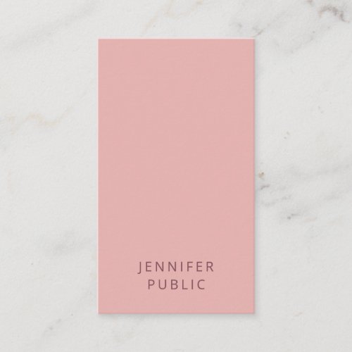 Elegant Pink Green Modern Template Simple Design Business Card