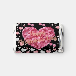 Elegant Pink Hearts Valentine's Day