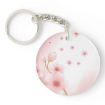 Elegant Pink Keychain Accessory