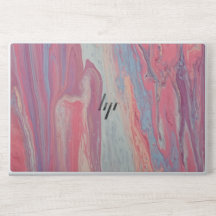 Elegant pink Lavender Marble laptop skin