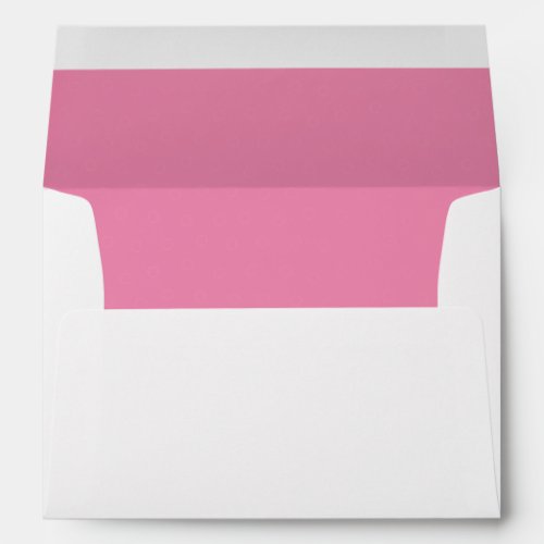 Elegant Pink Lined Envelope
