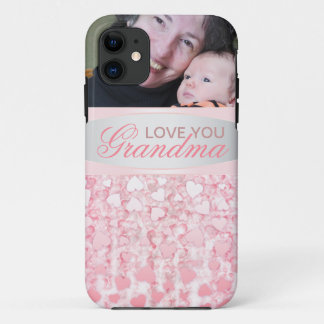 Elegant pink love you grandma iPhone 5 case
