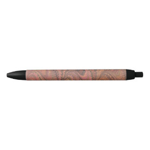 Elegant Pink Marble Agate Pen